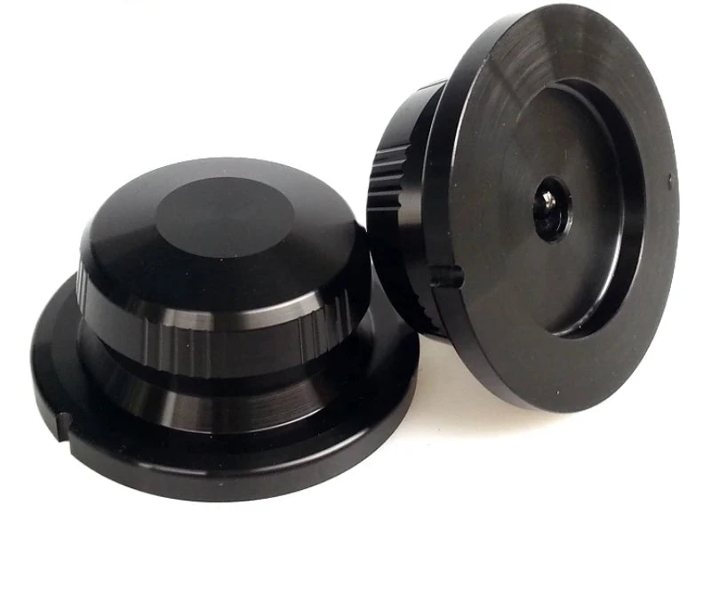 Big River Hardware Solid Aluminum Alloy 40x18mm Lattice Knob for HiFi Amplifier Volume Control