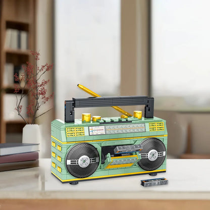 Big River Hardware 80s Themed Educational Building Blocks for Kids, Enhance Motor Skills and Creativity