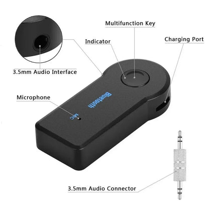 Big River Hardware Bluetooth 5.0 Transmitter for Old Stereos