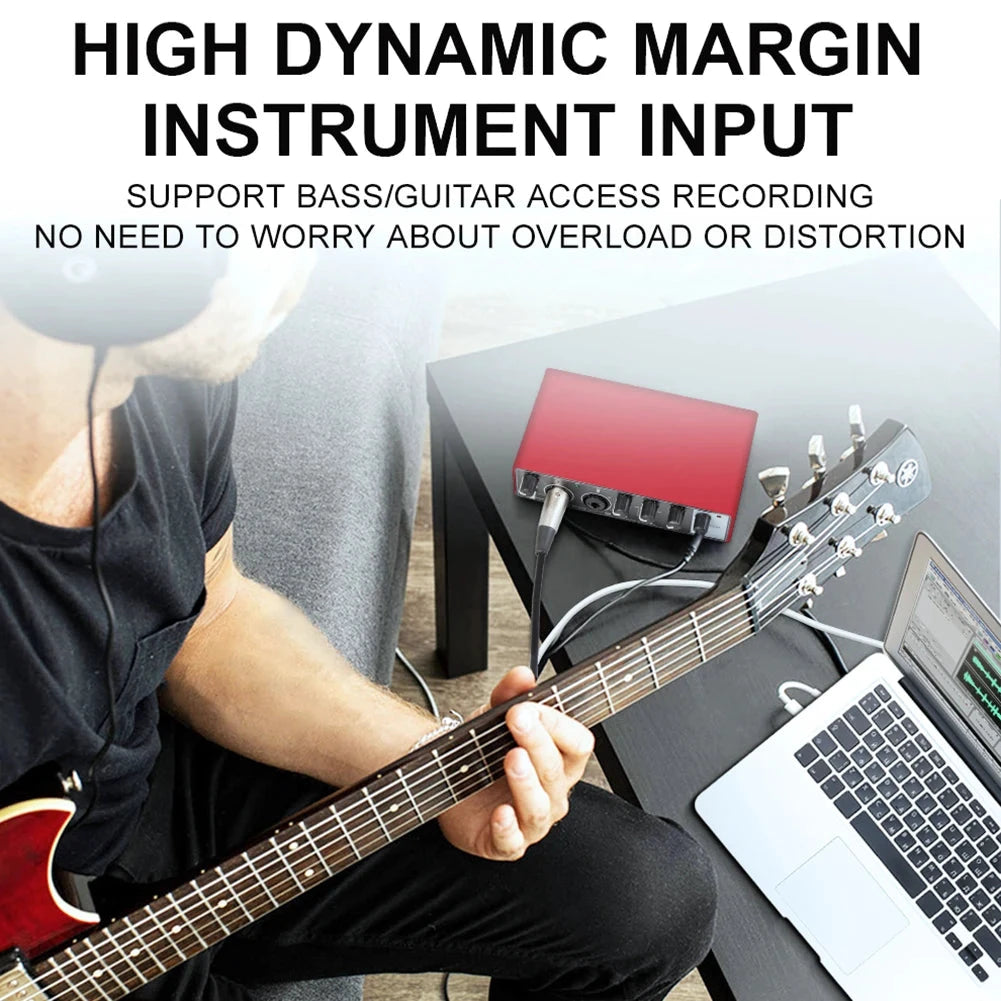 Big River Hardware MD22 USB Audio Interface for Guitar