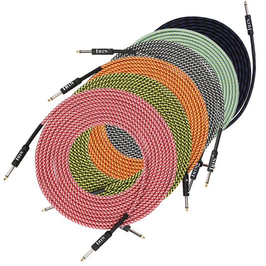 Braided Audio Cable Cord For Guitar Multicolor
