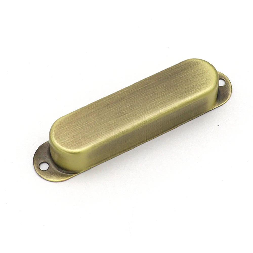 Big River Hardware Single Coil Pickup Covers: Premium Metal for Noise Reduction, Stylish Colors in Black, Silver, Gold, Bronze, Red Copper for Guitar Enthusiasts