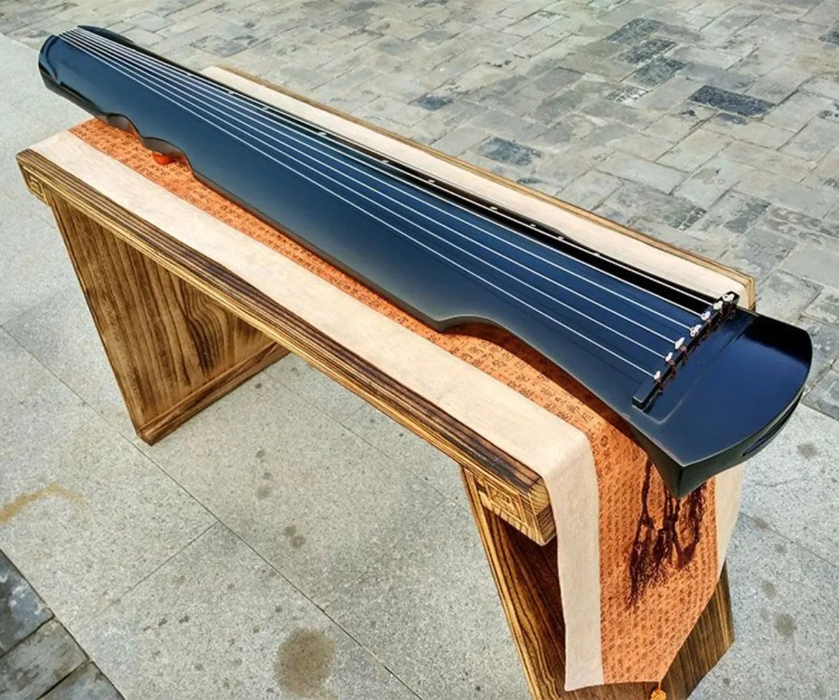 Beginner Guqin Instrument – Traditional Chinese Zither, Paulownia & Azusa Wood