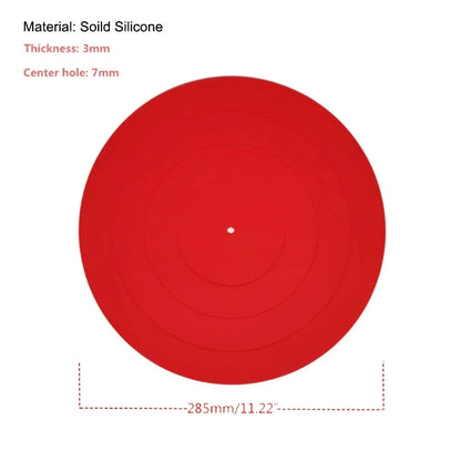 Anti-Vibration Slipmat Turntable Mat Audiophile for LP Vinyl Record Player Anti-Static Turntable Mat Platter Mat Record Mat