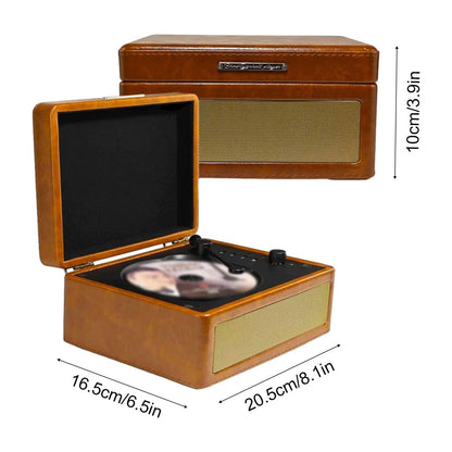 Big River Hardware Retro CD Player with High-Fidelity Sound