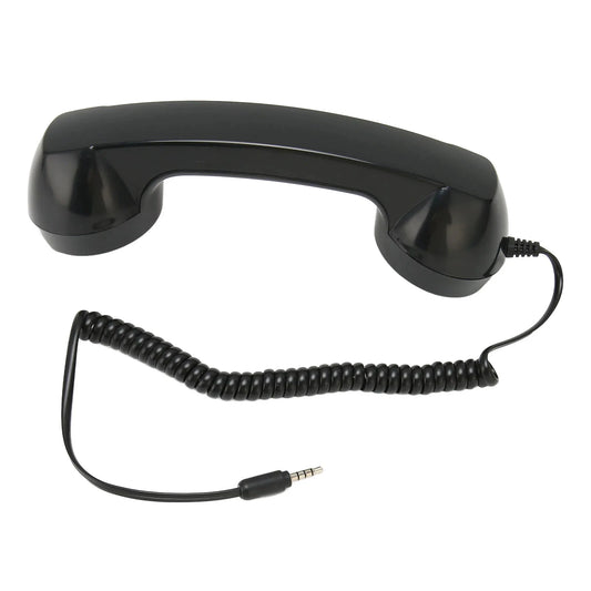 Retro phone handset for cell phone