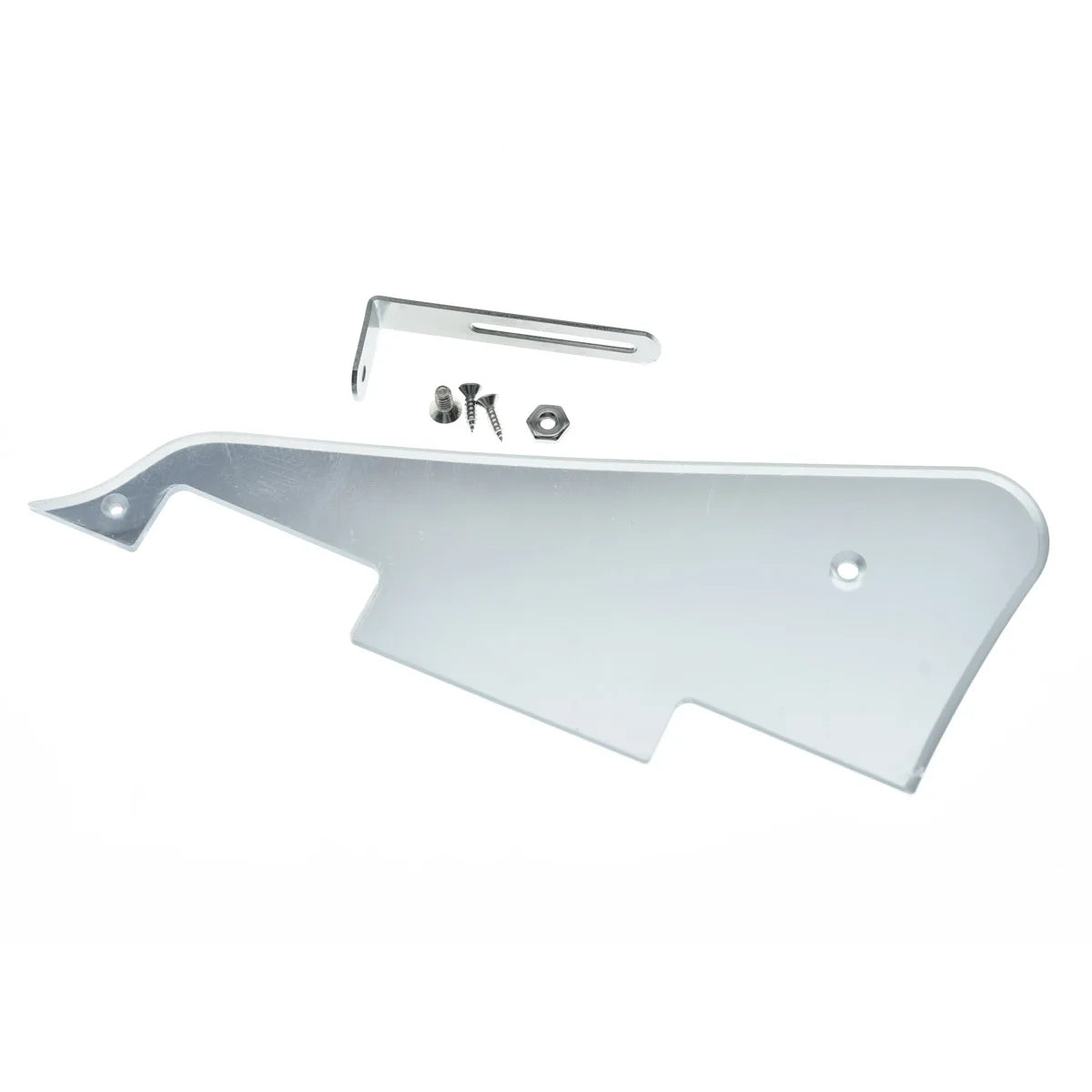 Premium Clear Guitar Pickguard for Gibson Les Paul Guitars with Stainless Steel Bracket and Hardware Accessories