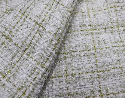 Tweed Speaker Grill Cloth Cream Gold