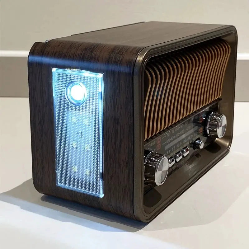 Big River Hardware Portable Multi-Band Radio with Bluetooth Flashlight
