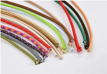 Big River Hardware Fabric Wire Braided Multicolor Cable