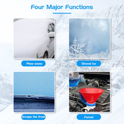 Big River Hardware Durable Ice Scraper for Cars - Efficient, Damage-Free Snow and Ice Removal Tool for Winter Driving