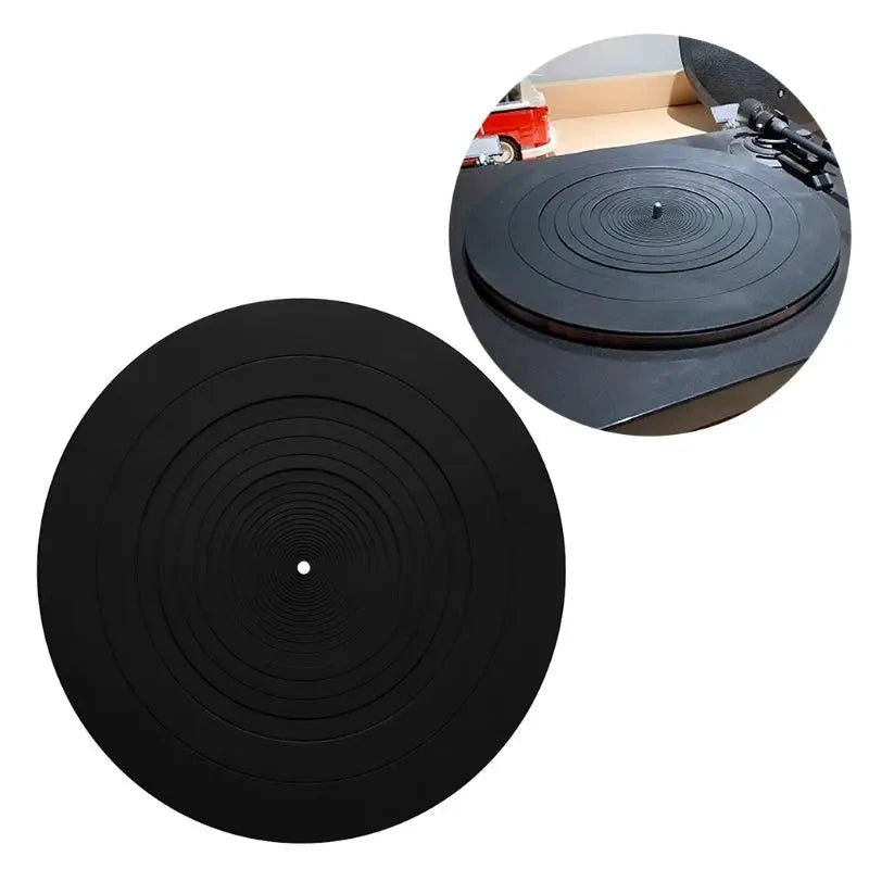 Anti-Vibration Slipmat Turntable Mat Audiophile for LP Vinyl Record Player Anti-Static Turntable Mat Platter Mat Record Mat