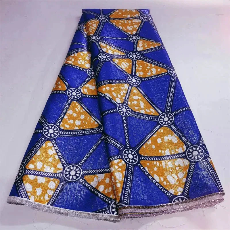 Big River Hardware African Style Gold Jacquard Speaker Cloth