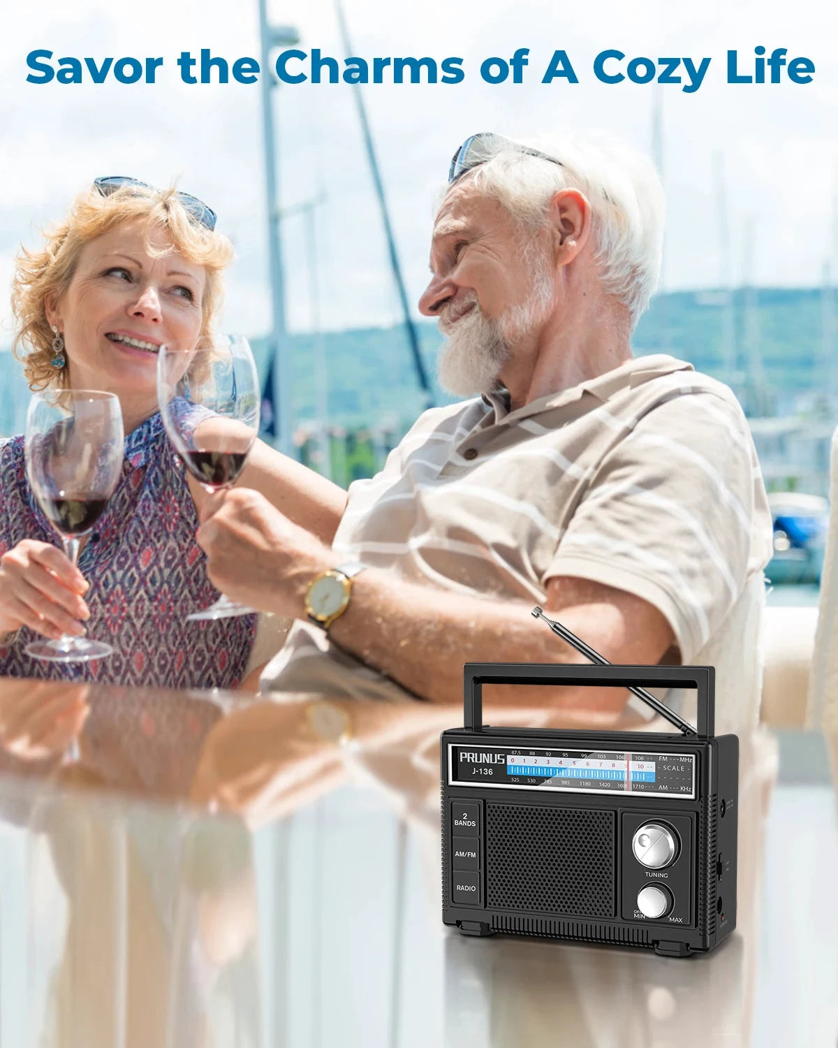 Big River Hardware Retro FM/AM Transistor Radio Companion