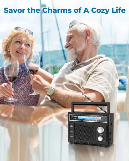 Big River Hardware Retro FM/AM Transistor Radio Companion