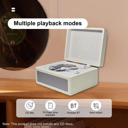 Big River Hardware Retro CD Player with High-Fidelity Sound
