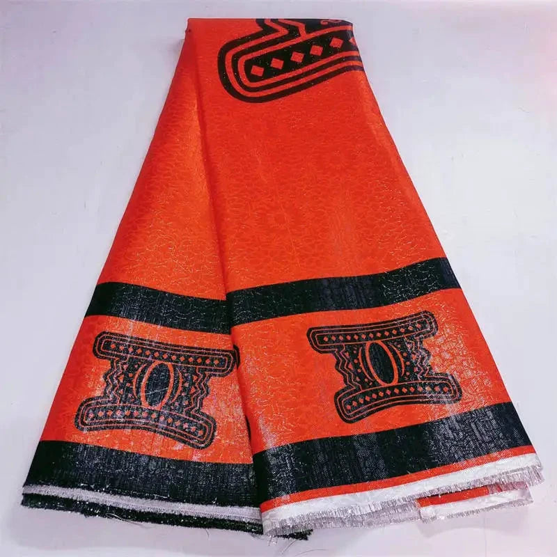 Big River Hardware African Style Gold Jacquard Speaker Cloth