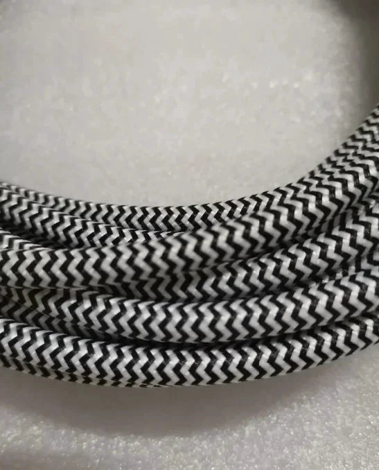 Big River Hardware Fabric Wire Braided Multicolor Cable