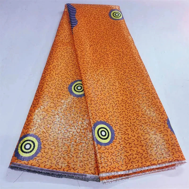 Big River Hardware African Style Gold Jacquard Speaker Cloth