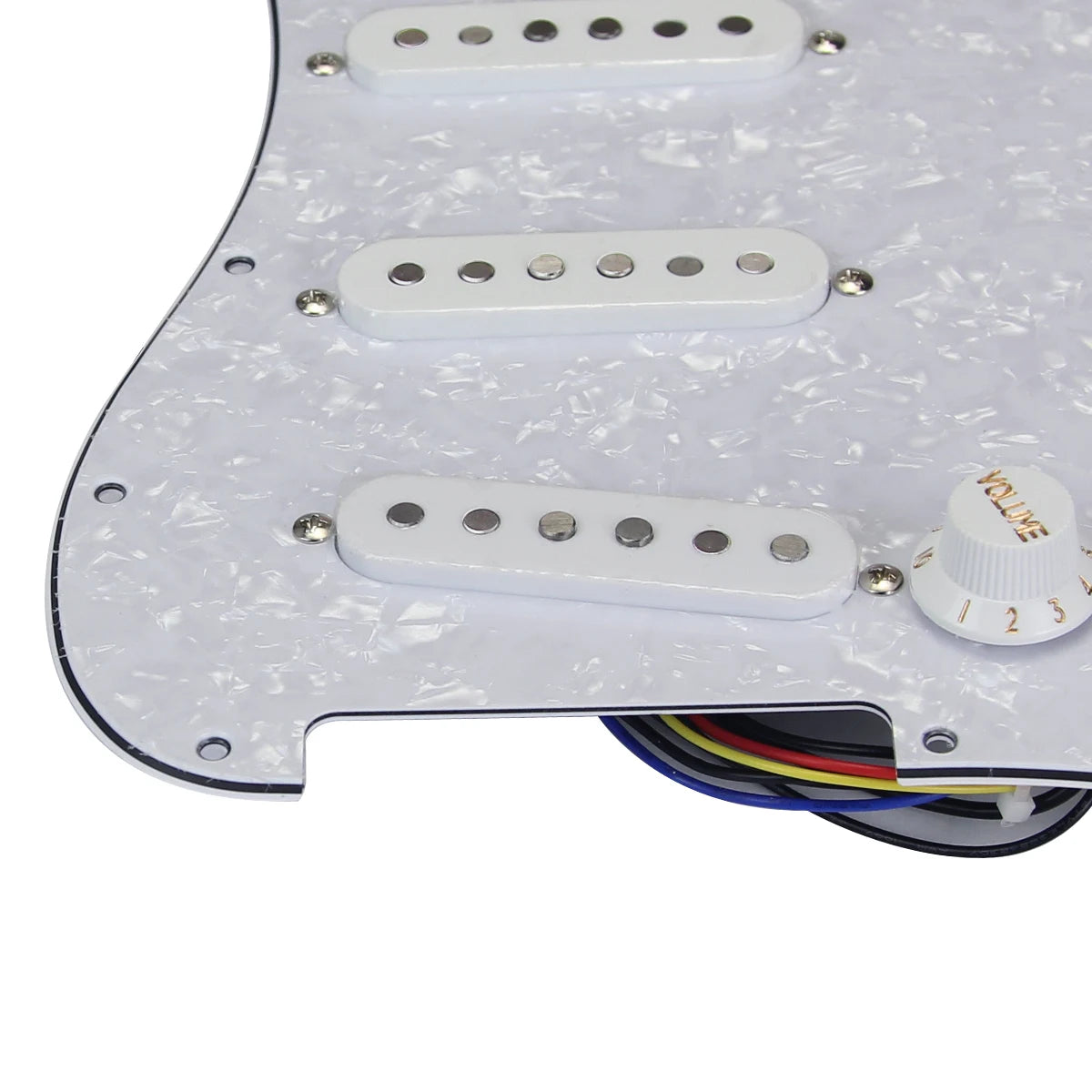 Big River Hardware Alnico 5 SSS Loaded Pickguard for ST Guitars