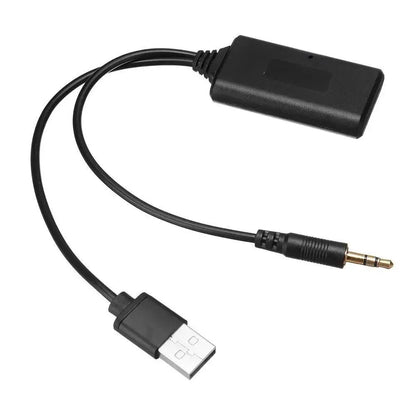 Big River Hardware Wireless Bluetooth Aux Adapter  - Plug and Play Music Streaming with Charger Support for Drivers