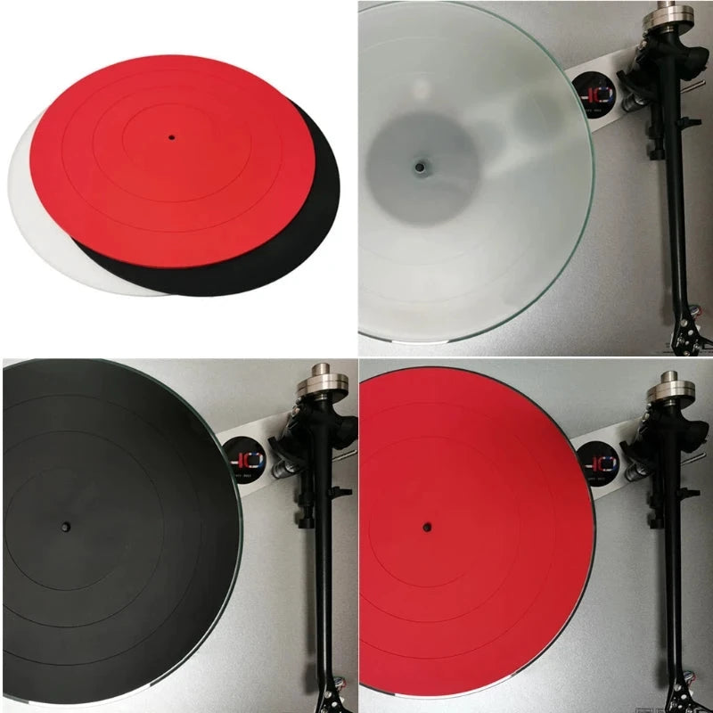 Anti-Vibration Slipmat Turntable Mat Audiophile for LP Vinyl Record Player Anti-Static Turntable Mat Platter Mat Record Mat
