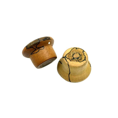 Solid Burl Wood Guitar Knobs!