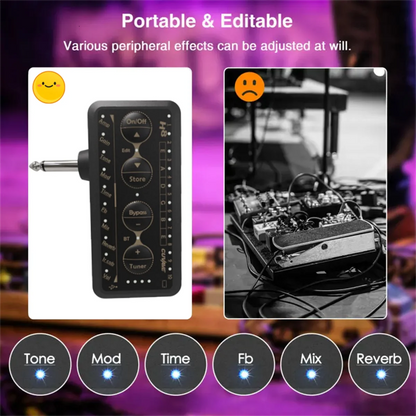 Big River Mini Headphone Amplifier with Multi-Effects and Recording