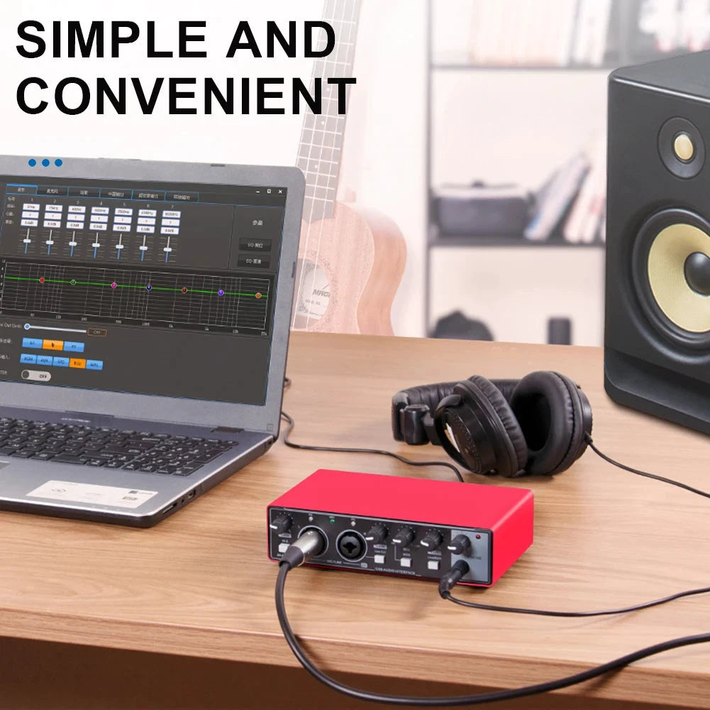 Big River Hardware MD22 USB Audio Interface for Guitar
