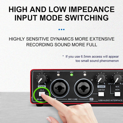 Big River Hardware MD22 USB Audio Interface for Guitar