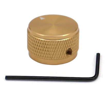 1pc/2pc Aluminium Guitar Metal Knobs 1/4" Metal Pot Knobs with Indicator and Set Screw for Guitar/Bass/Audio Equipments