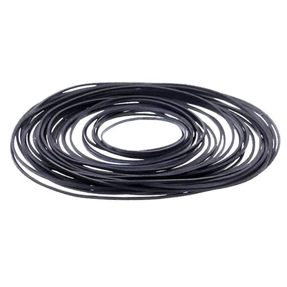 50/100Pcs 1/2/3/4mm Width Universal Mix Cassette Tape Machine Belts Assorted Flat Rubber Belt for CD DVD Recorders Walkman
