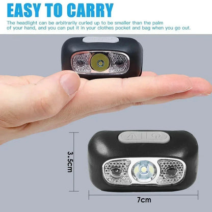 Big River Hardware Rechargeable LED Headlamp with Sensor