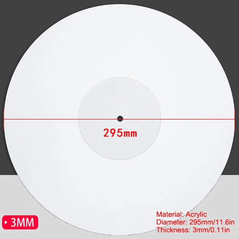 Anti-Vibration Slipmat Turntable Mat Audiophile for LP Vinyl Record Player Anti-Static Turntable Mat Platter Mat Record Mat