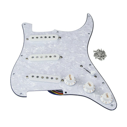 Big River Hardware Alnico 5 SSS Loaded Pickguard for ST Guitars