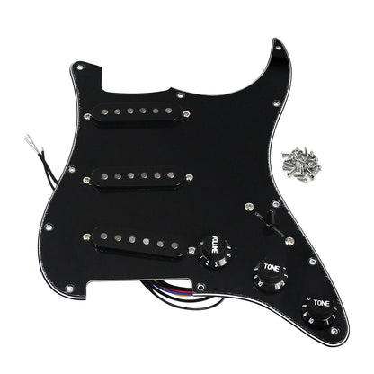 Big River Hardware Alnico 5 SSS Loaded Pickguard for ST Guitars