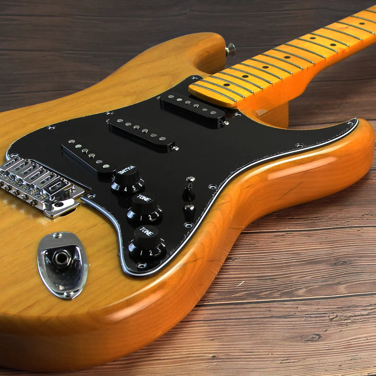 Big River Hardware Alnico 5 SSS Loaded Pickguard for ST Guitars