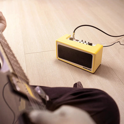 Sonicake Amp Toast Speaker Mini Guitar Combo Amplifier Light weight All-in-one Bluetooth Bedroom Multi-Effects QAM-50