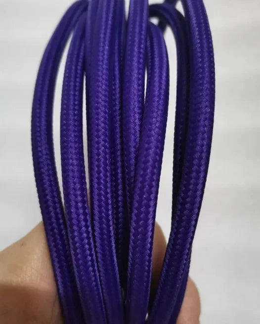 Big River Hardware Fabric Wire Braided Multicolor Cable