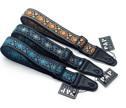 Embroidered Guitar Strap