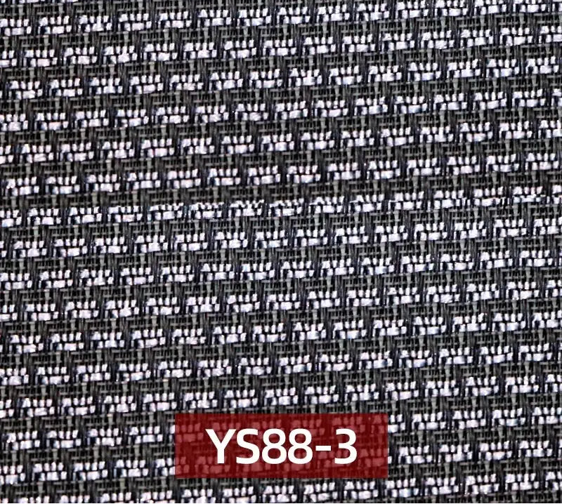 A close-up of a woven fabric texture with a black and white pattern, f