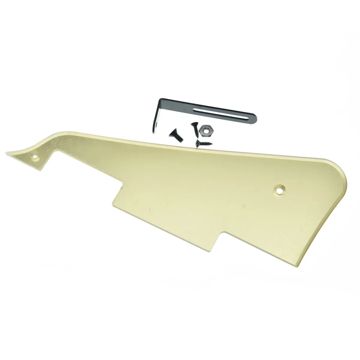 Premium Clear Guitar Pickguard for Gibson Les Paul Guitars with Stainless Steel Bracket and Hardware Accessories