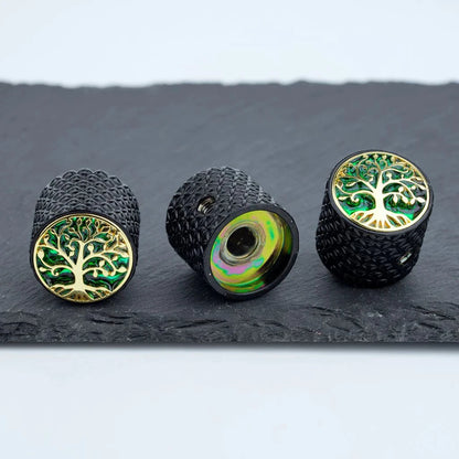 1 PCS GUYKER Surface Large Tree Of Life Potentiometer Knob Inner Diameter 6MM For Guitar Bass