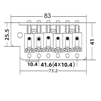 Electric guitar Tremolo Arm Chrome