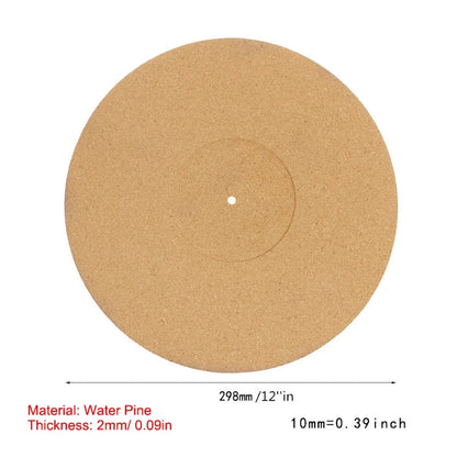 Anti-Vibration Slipmat Turntable Mat Audiophile for LP Vinyl Record Player Anti-Static Turntable Mat Platter Mat Record Mat