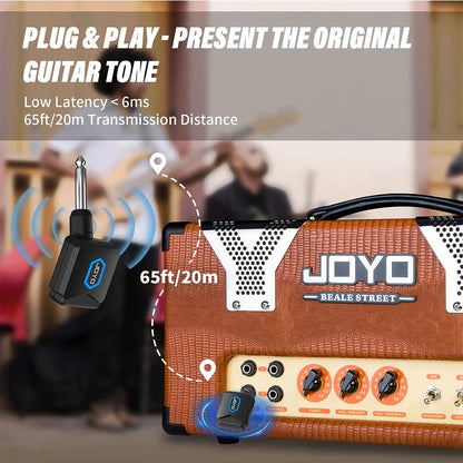Best Wireless Guitar Transmitter with Charging Case