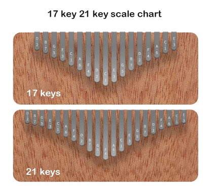 Kalimba 21 Key Solid Wood Instrument
