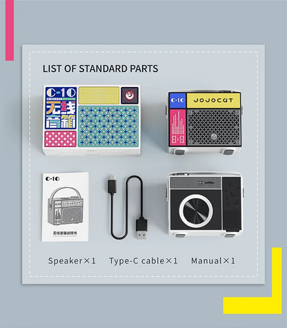 Portable Retro Bluetooth Speaker