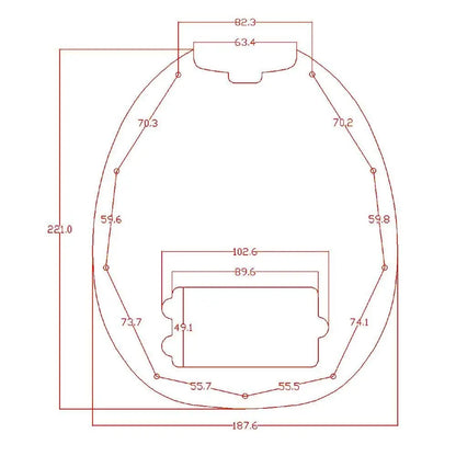 Stingray Pickguard Checkerboard