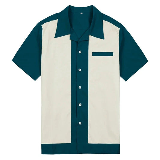 custom bowling shirt green